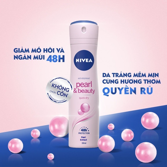 Xịt Ngăn Mùi Nữ Ngọc Trai NIVEA 83731 (150ml)