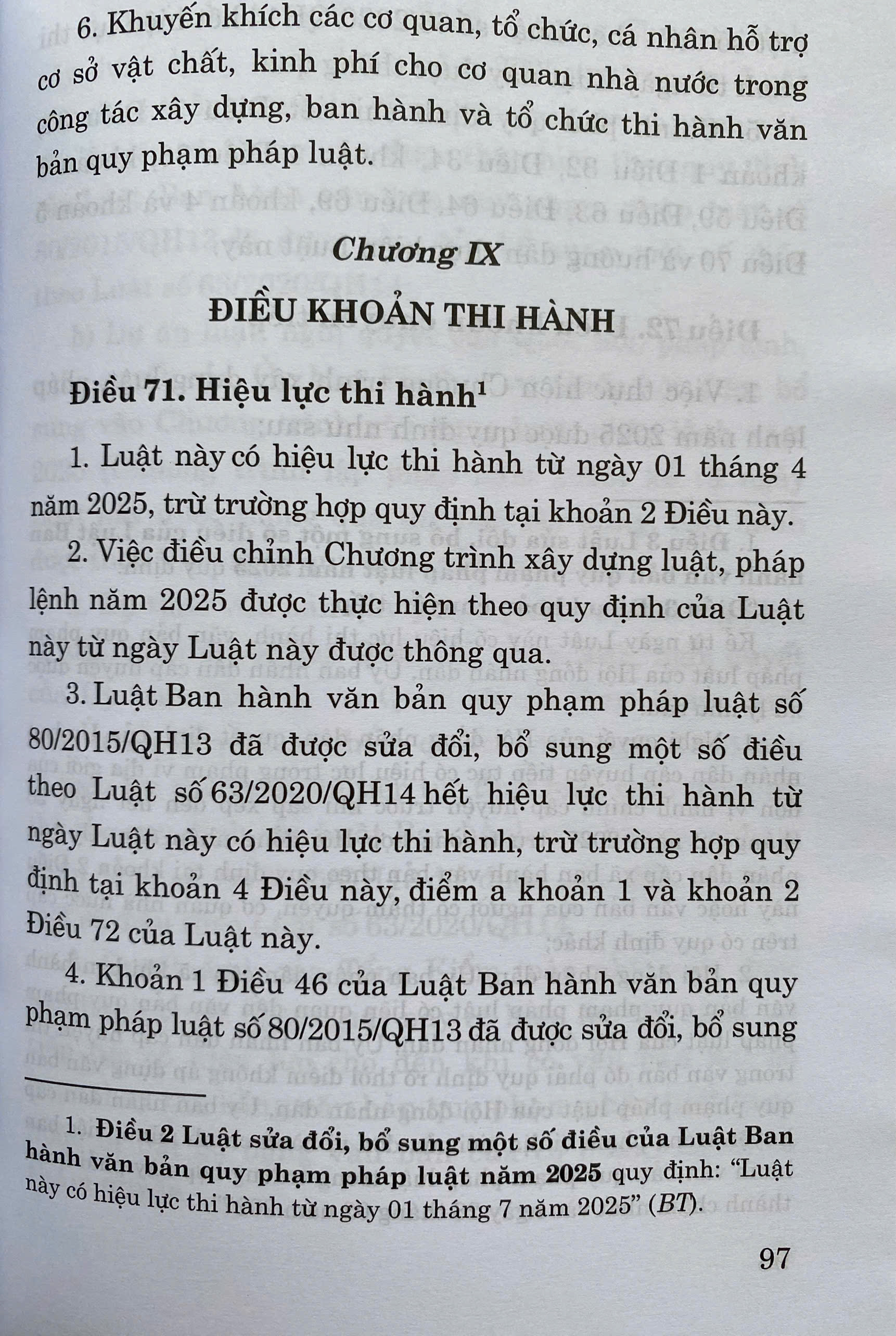 Luật Ban Hành Văn Bản Quy Phạm Pháp Luật ( Sửa đổi, bổ sung năm 2025)
