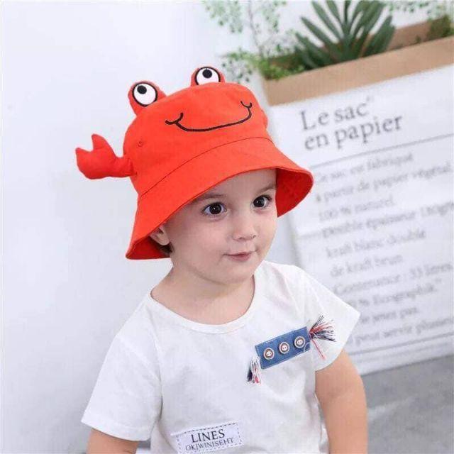 Mũ vải cho bé hình con cua