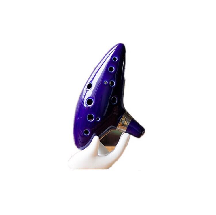 Ocarina 12 lỗ màu xanh