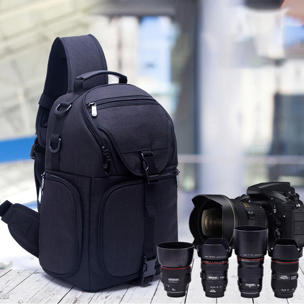 Protable DSLR/SLR Camera Shoulder Bag Case Compatible for Nikon, Canon, Sony Mirrorless Cameras Waterproof for Women Men