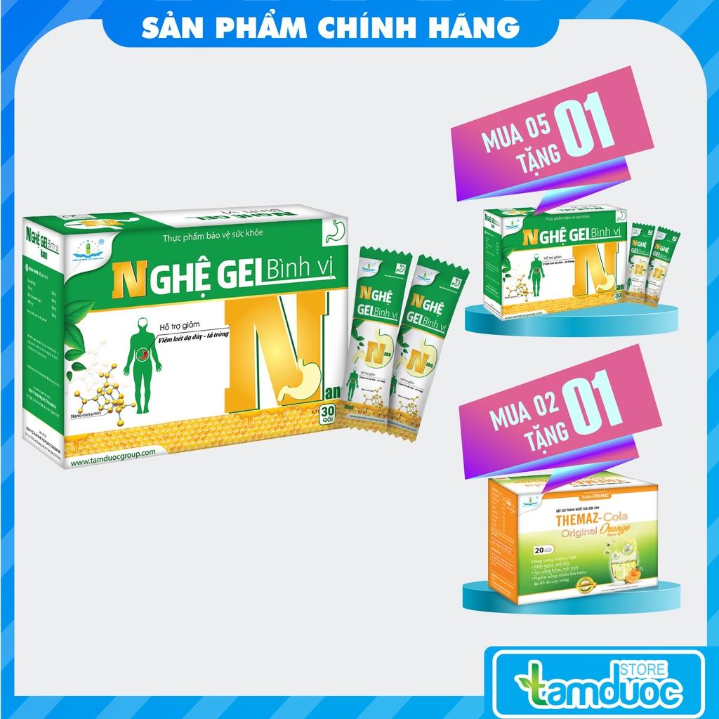 Nghệ Bình Vị Gel  Hộp 30 gói - Hỗ Trợ Giảm Viêm Loét Dạ Dày Tá Tràng