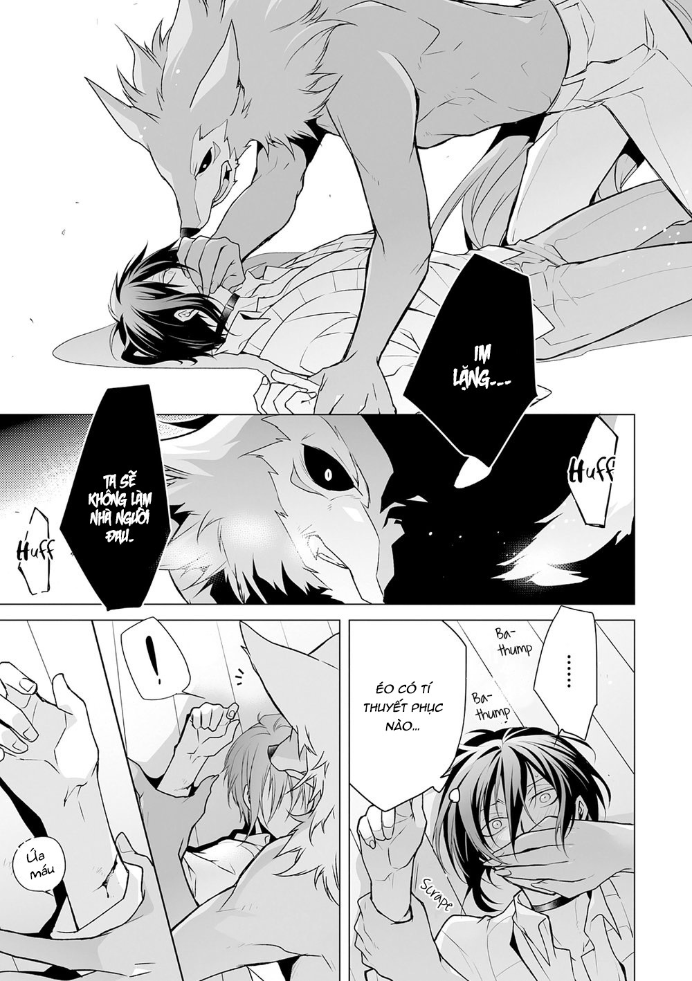 anh chàng người sói và tiểu thuyết gia lập dị chapter 1.1 9