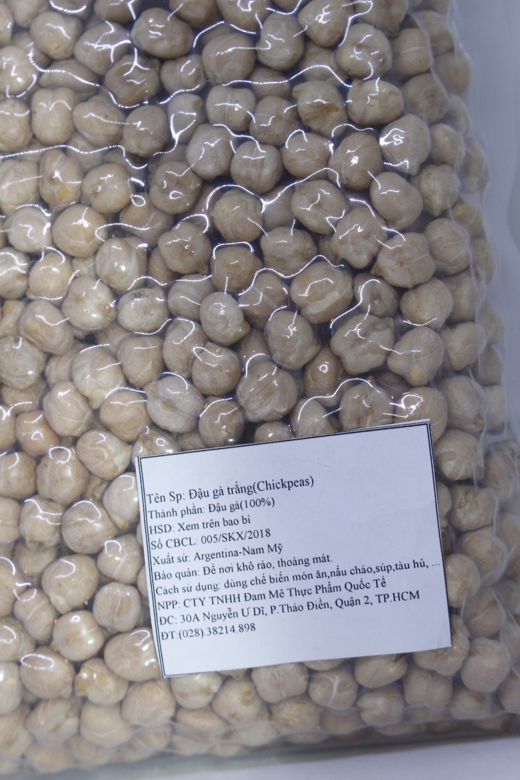 Hạt đậu gà The Nuts Valley - Chickpeas  500g