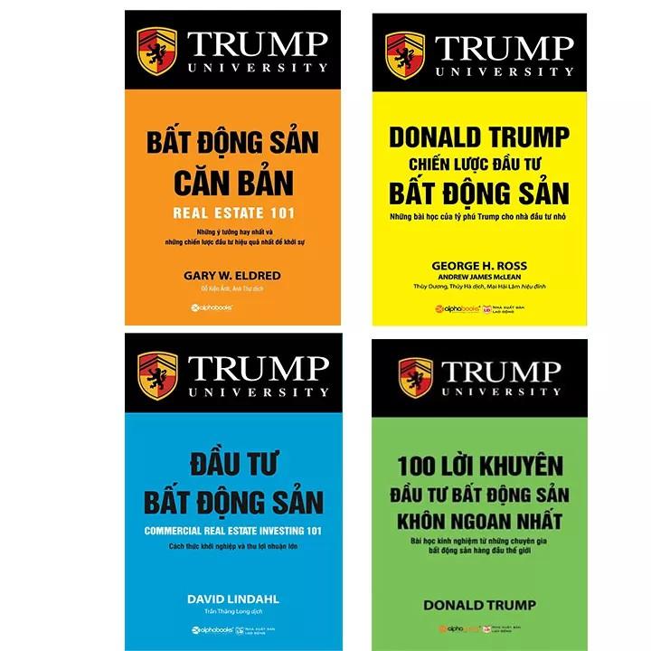 Sách Combo Bất Động Sản Donald Trump (Bộ 4 cuốn) - Alphabooks - BẢN QUYỀN