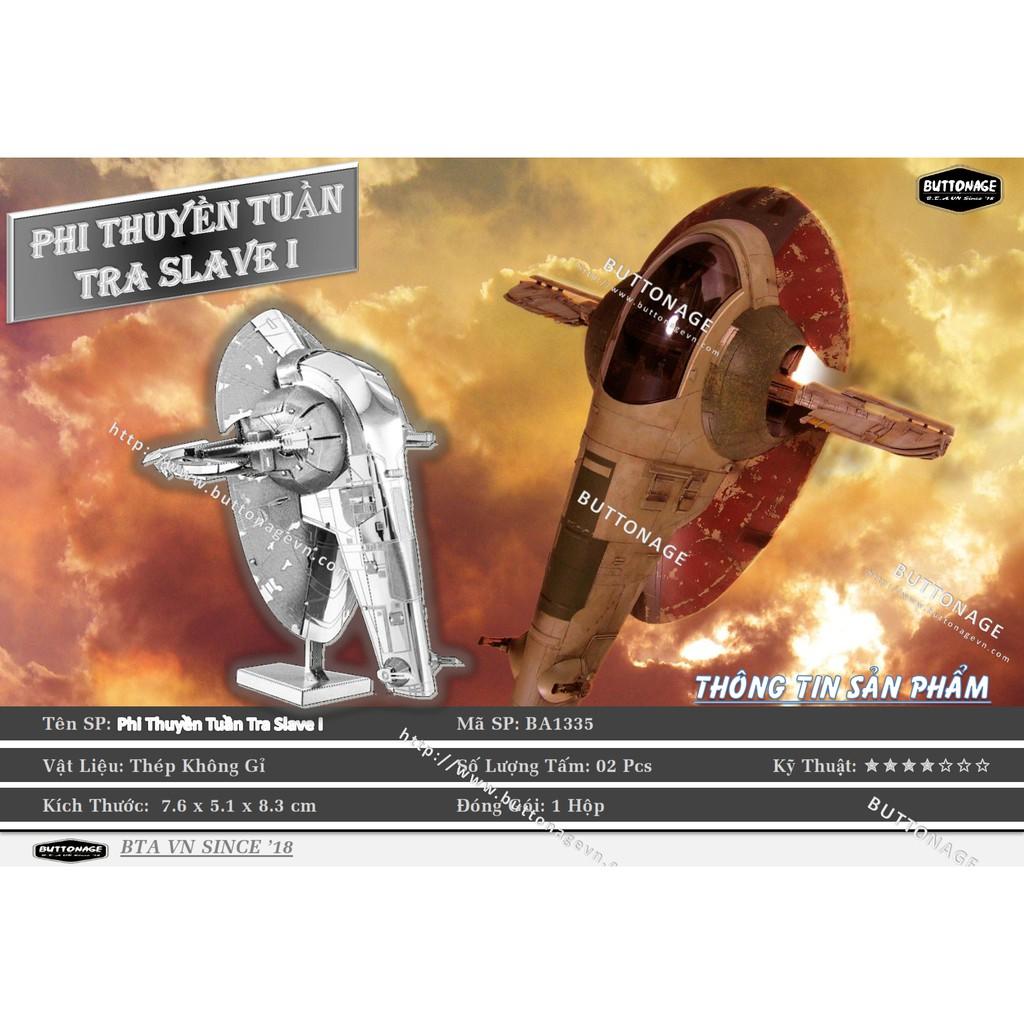 Mô Hình Lắp Ráp 3d Phi Thuyền Tuần Tra Slave I
