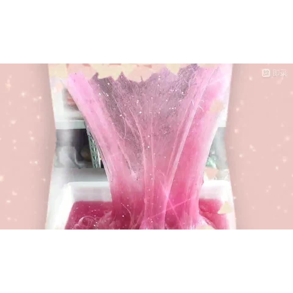 Slime lọ lục giác kim tuyến giấy Đồ chơi hũ slam chất nhầy ma thuật squishy cực đẹp