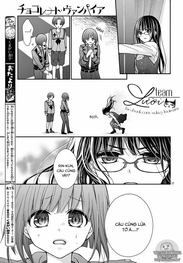 máu của cậu chỉ thuộc về mình tớ... chapter 12 17