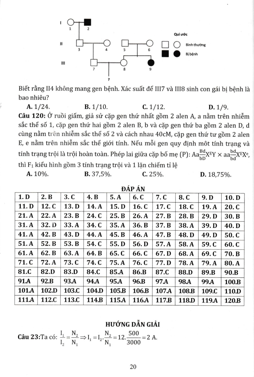 Bộ Đề Tuyển Chọn Ôn Thi Tốt Nghiệp THPT - Bài Thi Khoa Học Tự Nhiên _EDU