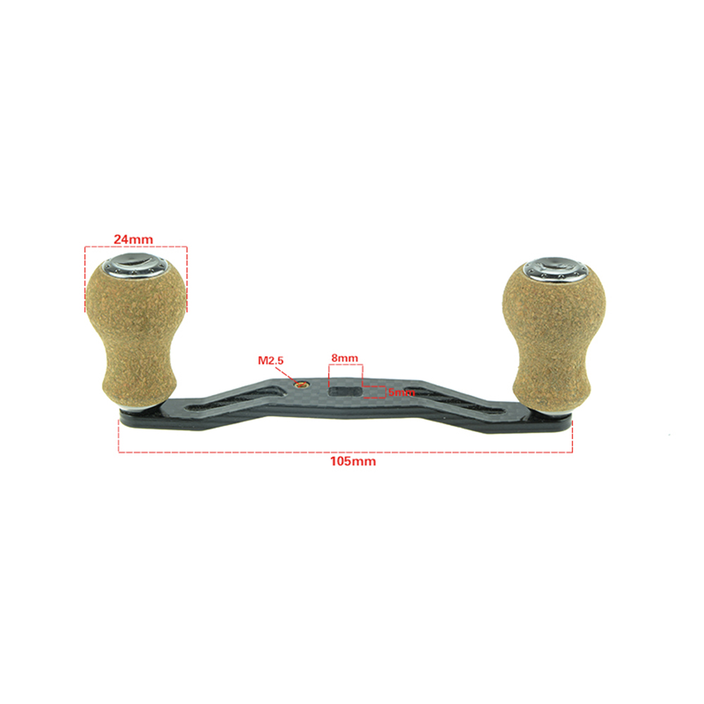 Tay cầm cuộn câu cá bằng sợi carbon