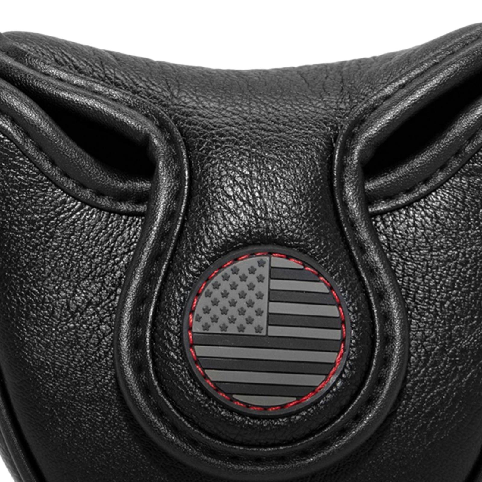 Premium PU Leather Mallet Putter Cover, Putter Head Cover, Mallet Putter Headcover Golf Club Head Covers Protect Golf Clubs