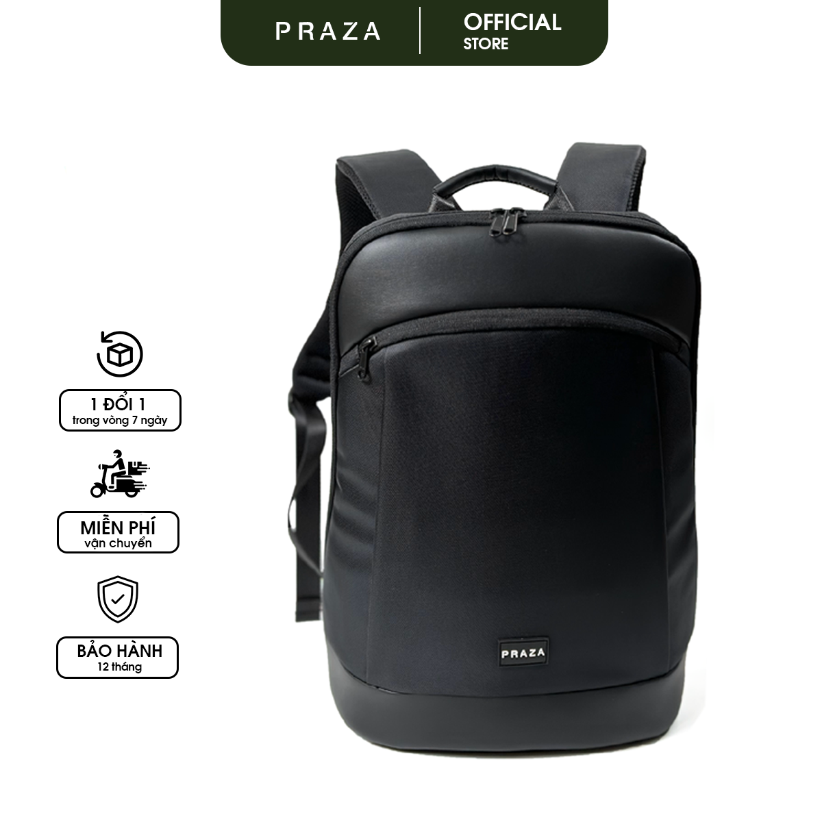 Balo Laptop Premium Siêu Mỏng Nhẹ Đựng Vừa Laptop 16inch PRAZA - BL204