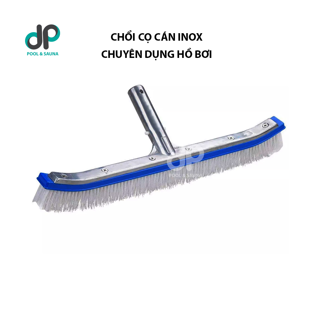 Chổi cọ bể bơi cán Inox - Nhựa ABS, thép không gỉ