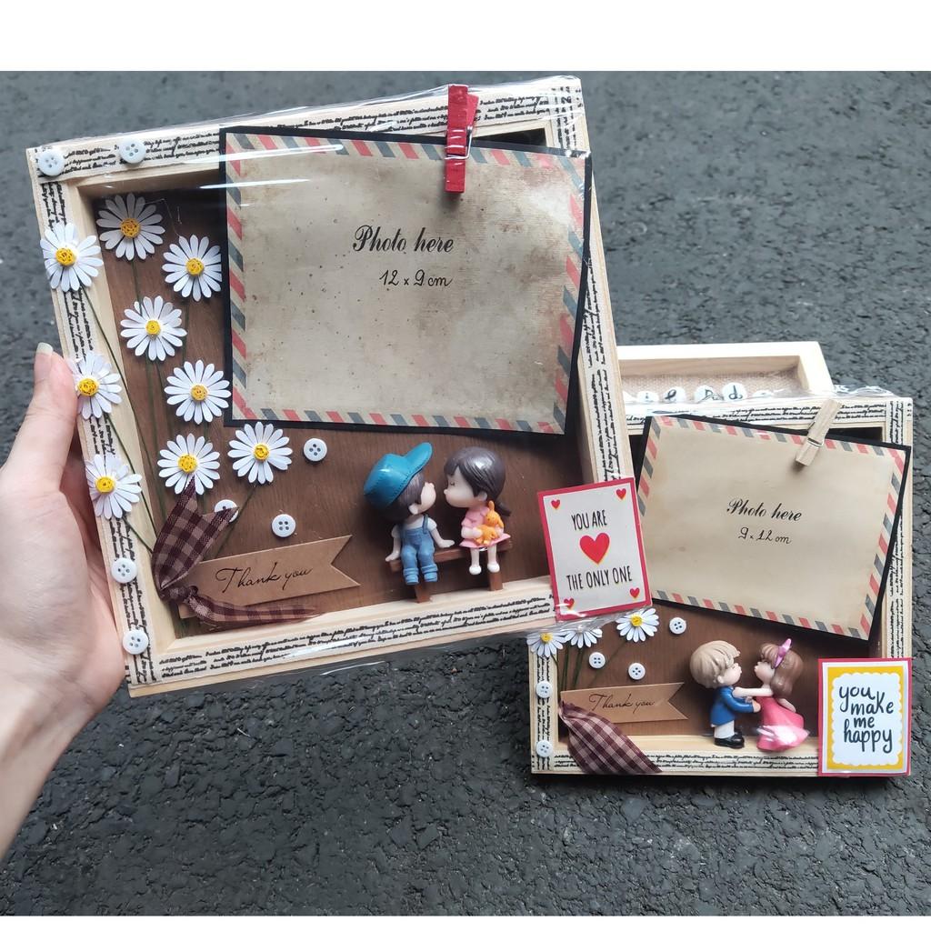 Khung Tranh Handmade " Hoa Cúc Trắng"