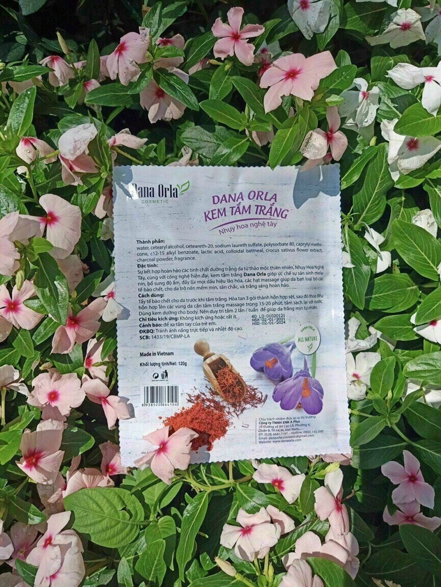 Kem Tắm Trắng Toàn Thân Dana Orla Nhụy Hoa Nghệ Tây (Saffron) 120g
