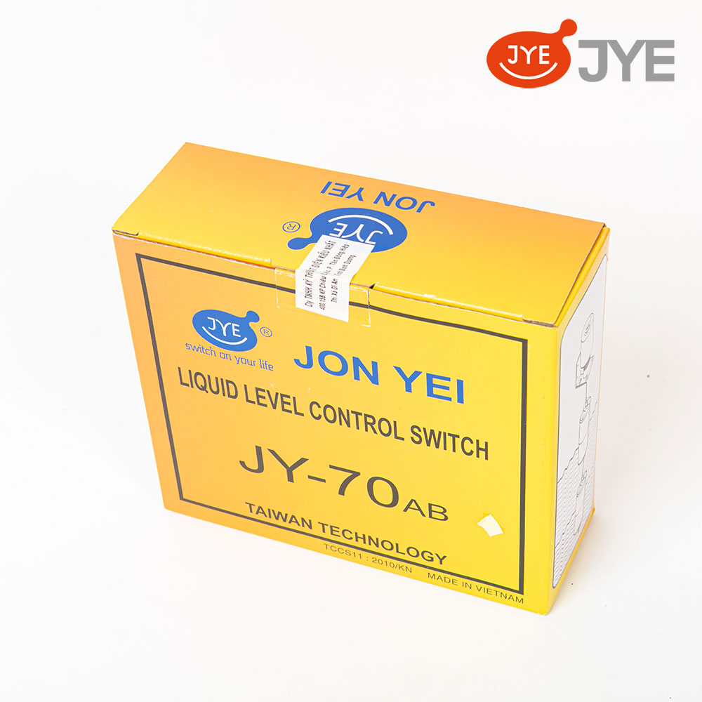 Công Tắt Điện Phao Nước JYE (JY-70AB) Chống Tràn Bồn Nước Tự Động, Phao Điện Thông Minh Tự Ngắt - Hàng Chính Hãng