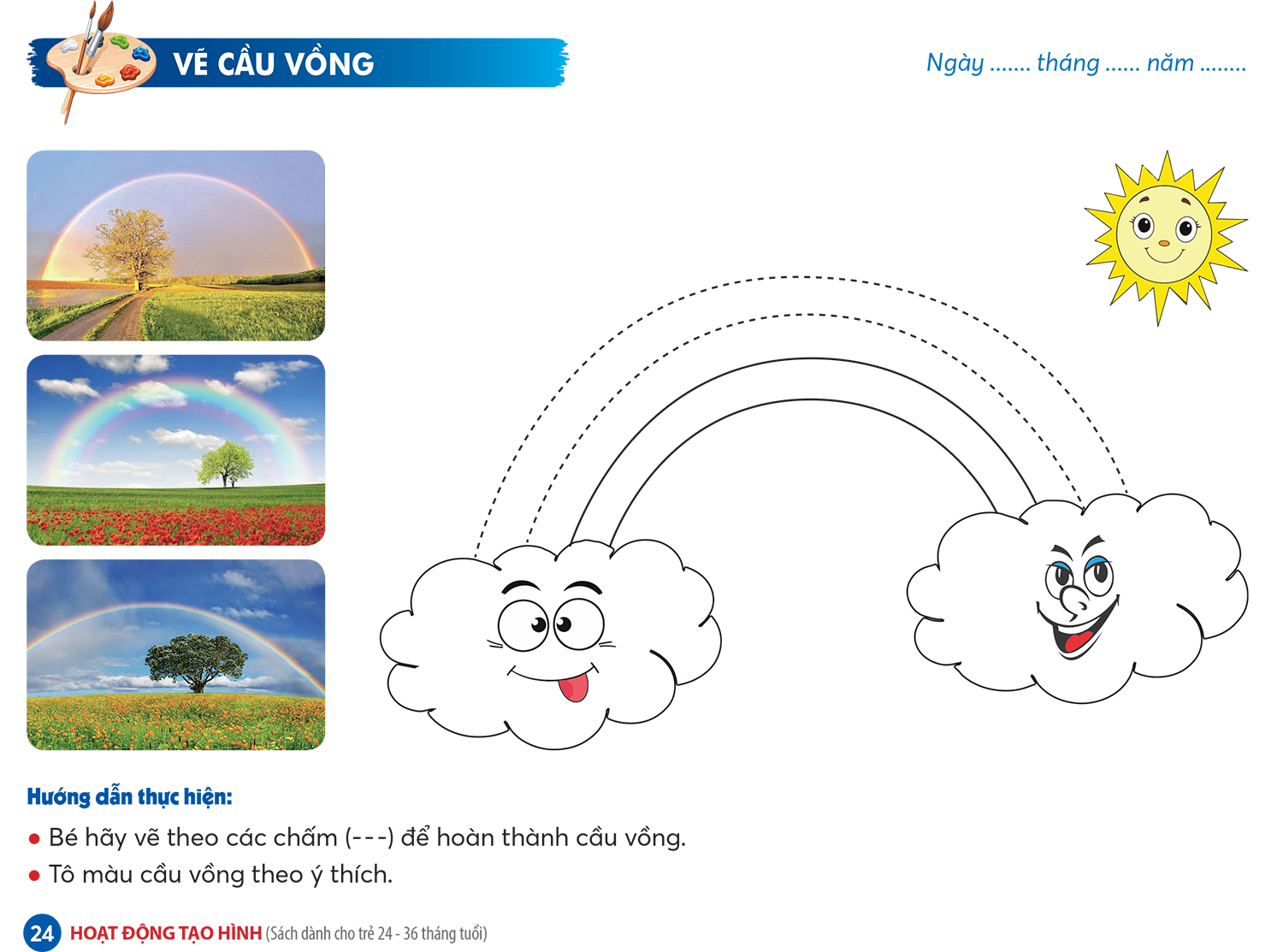 HOẠT ĐỘNG TẠO HÌNH (Sách dành cho trẻ 24-36 tuổi)