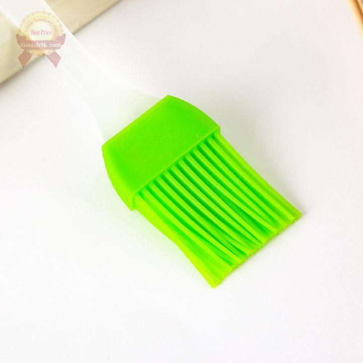 Chổi quét bánh Dụng cụ làm bánh nấu ăn silicon chịu nhiệt cán dài tiện lợi