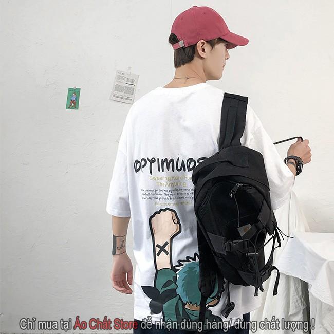 Áo thun tay lỡ unisex Zoro cực đẹp - Áo Zoro One Piece form rộng siêu độc AC9