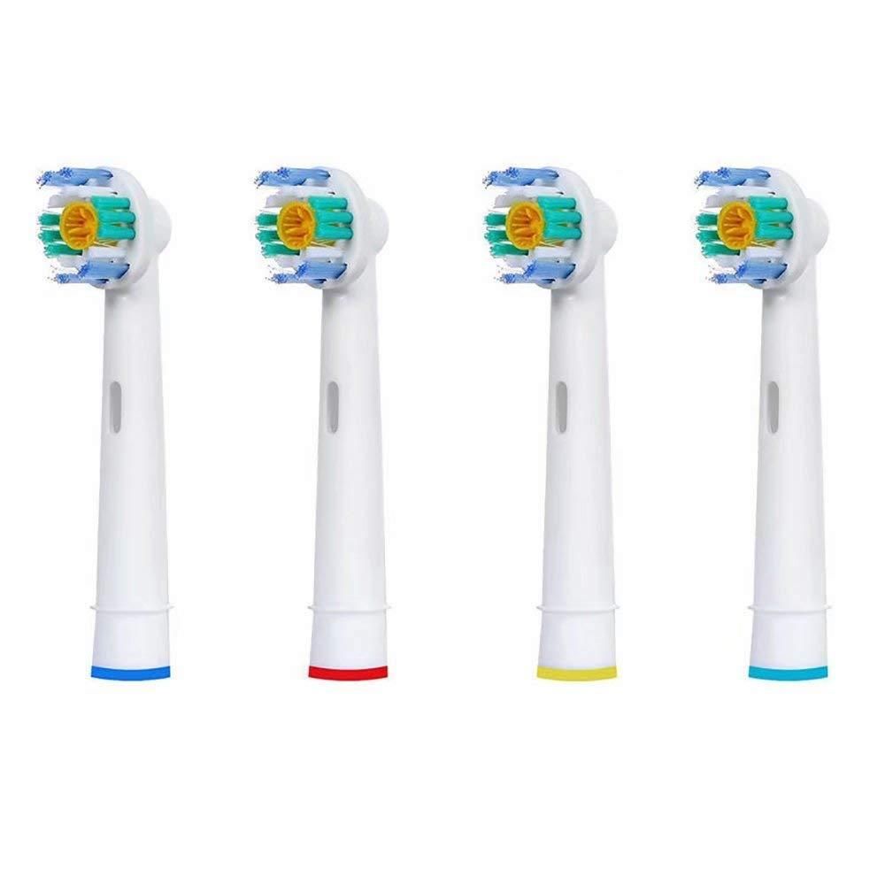 Cho máy Oral B Braun, bộ 4 Đầu Bàn Chải đánh răng điện thay thế MIHOCO EB18-P New   ,  phá tan mảng bám, cho răng trắng sáng