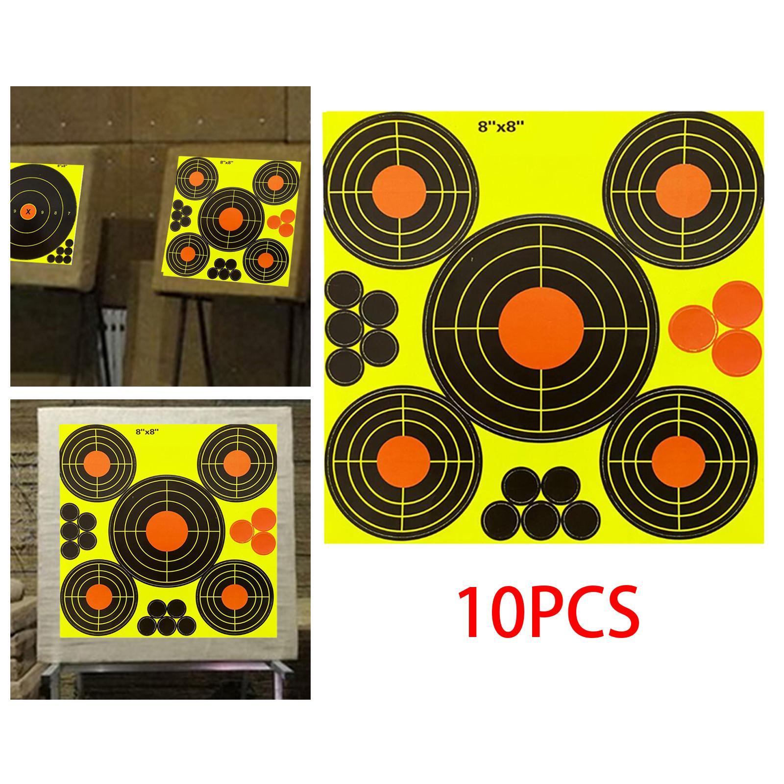 10x Exercise Reactive Target Target Paper Stickers