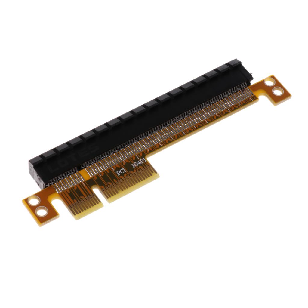 1Piece PCI-E PCI-Express 4X to 16X Riser Extension Card Graphic Card Slot Converter