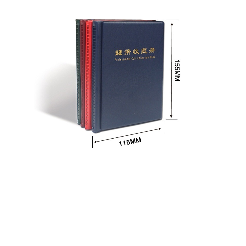 Album đựng tiền xu mini 120 ngăn. GIAO MÀU NGẪU NHIÊN. KO CÓ SẴN XU BÊN TRONG - AB000003