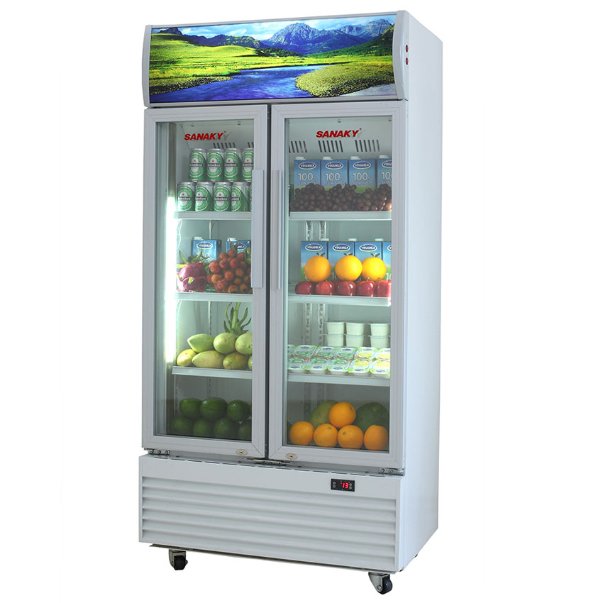 TỦ MÁT 2 CÁNH INVERTER SANAKY 1200 LÍT VH-1209HP3 ĐỒNG -HÀNG CHÍNH HÃNG