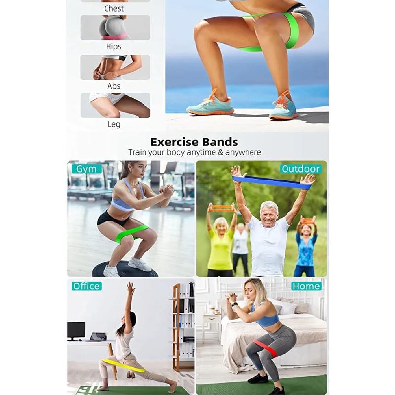 Dây kháng lực tập gym mini band dododios PK5109 hỗ trợ tập chân, đùi, mông, tay