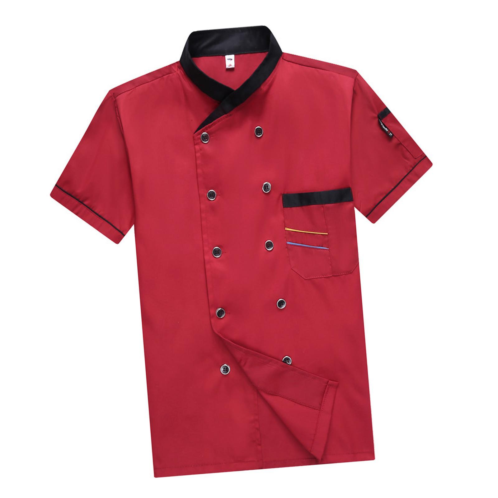 Jacket Shirt Coat Men Women Clothes Work Wear for Cafe Cooking M