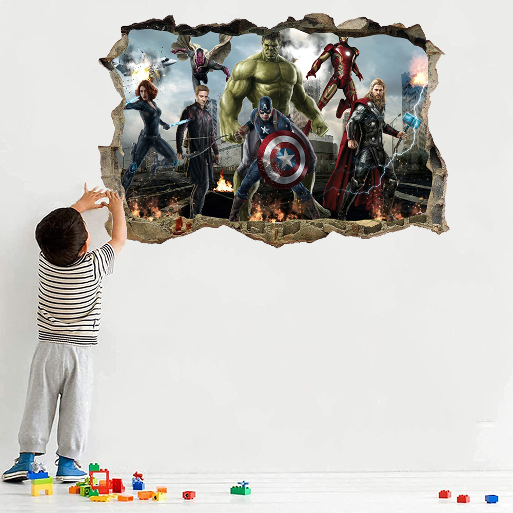 Decal Dán Tường Biệt Đội Báo Thù Avengers mẫu 6