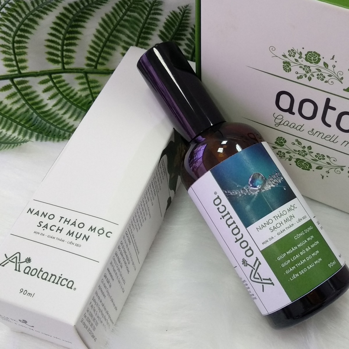 Nano thảo mộc sạch mụn Aotanica 90ml