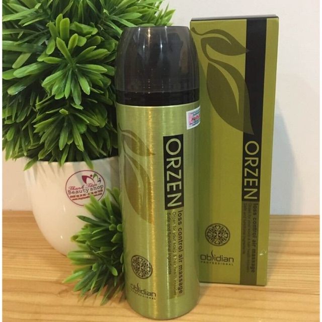 Tinh chất massage Obsidian Professional Orzen Loss Control Hair Air Massage kích thích mọc tóc Hàn Quốc 180ml tặng kèm móc khoá