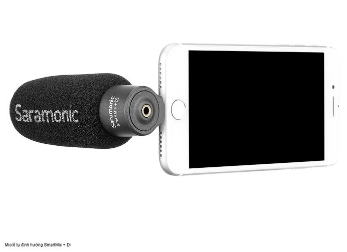 MICRO THU ÂM SARAMONIC SMARTMIC+ DI CHO SMARTPHONE HÀNG CHÍNH HÃNG