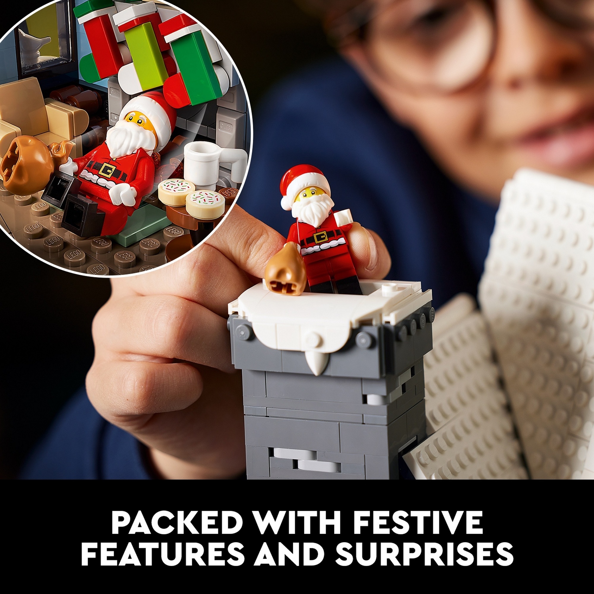 LEGO ADULTS 10293 Chuyến Ghé Thăm Của Ông Già Noel (1445 chi tiết)