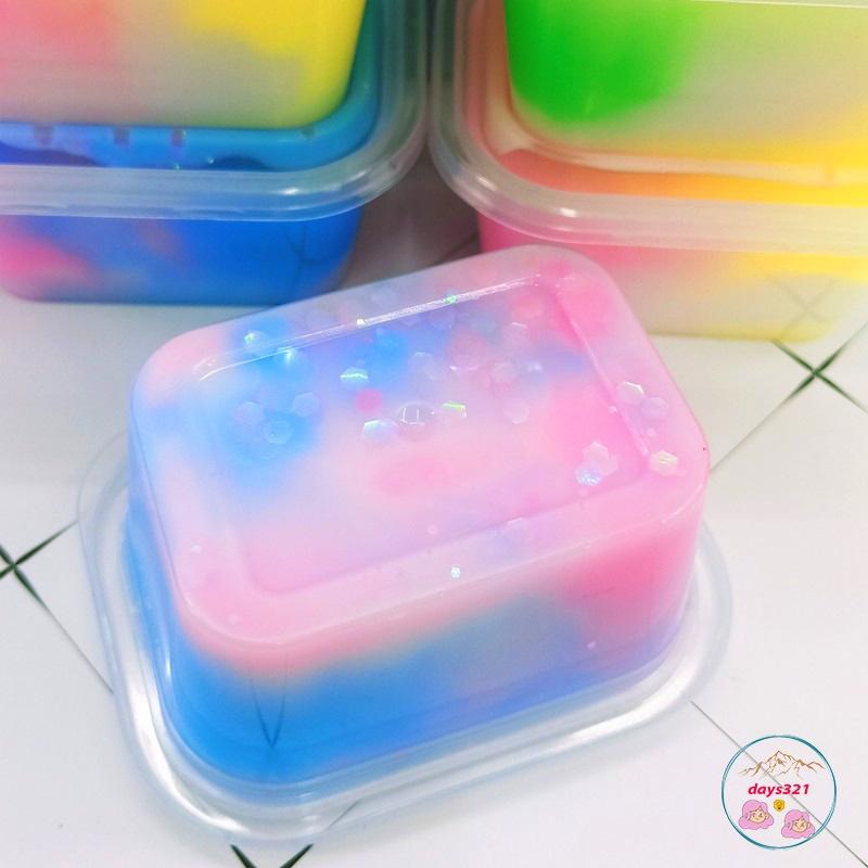 (mới về) SLIME HŨ TO HỘP TO 3 MÀU cực đẹp thiết kế độc đáo ấn tượng Đồ chơi Slam Gudetama