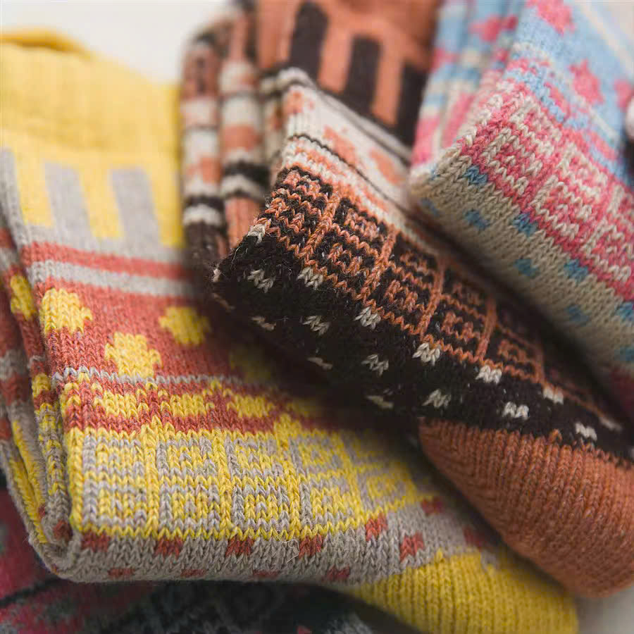 SET 5 ĐÔI TẤT VỚ NỮ LEN DÀY PHONG CÁCH BẮC ÂU CAO CẤP MÃ 33 DÀNH CHO NỮ