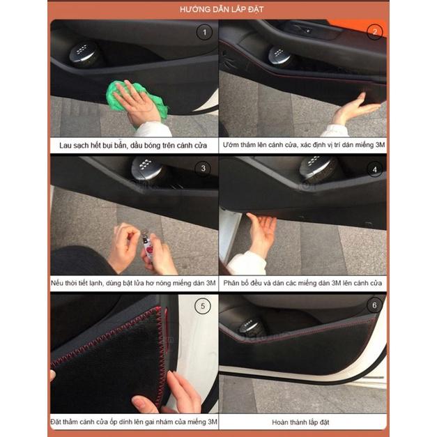 Bộ 4 Thảm Tapli FORTUNER dán cánh cửa chống trầy xước xe