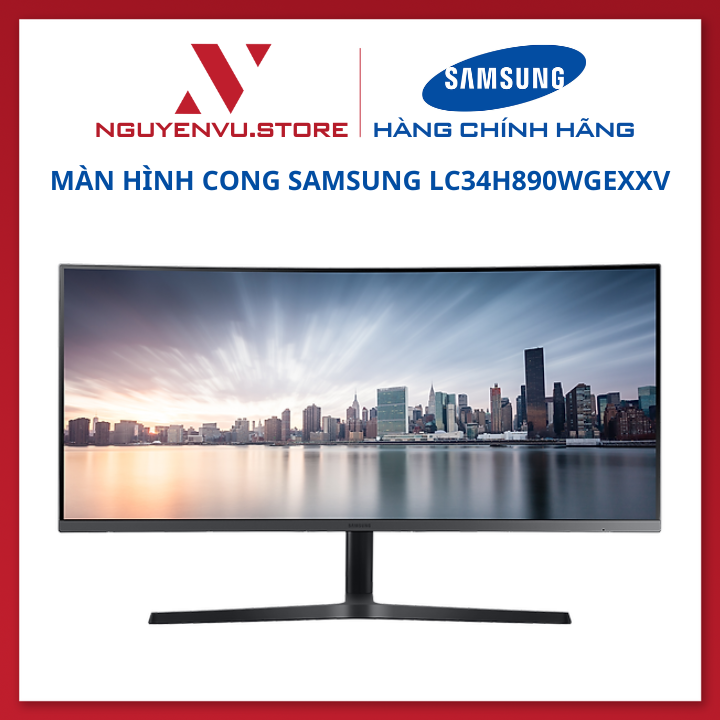 Màn hình cong Ultra Samsung LC34H890WGEXXV 34 inch (3440 x 1440/VA/100Hz/4ms/USB C) - Hàng chính hãng