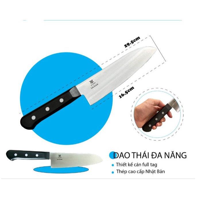 Dao bếp cao cấp Miura Basic Santoku - Dao thái đa năng Nhật Bản 2023, không gỉ