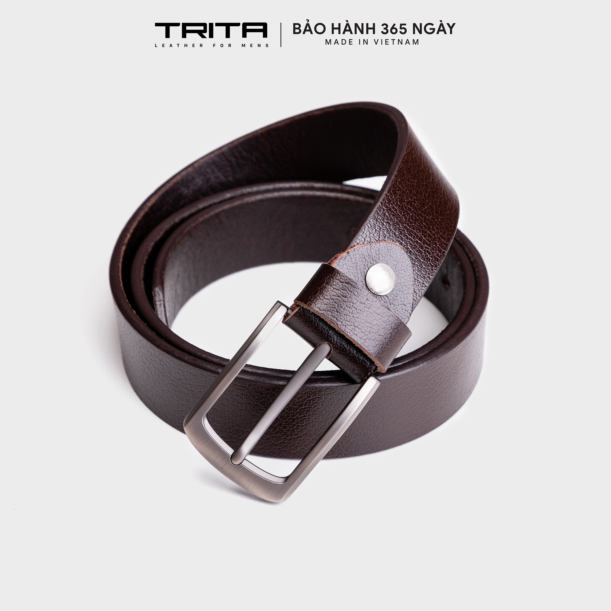 Thắt lưng nam - Dây nịt nam TRITA RTL039 chất liệu da thật cao cấp.