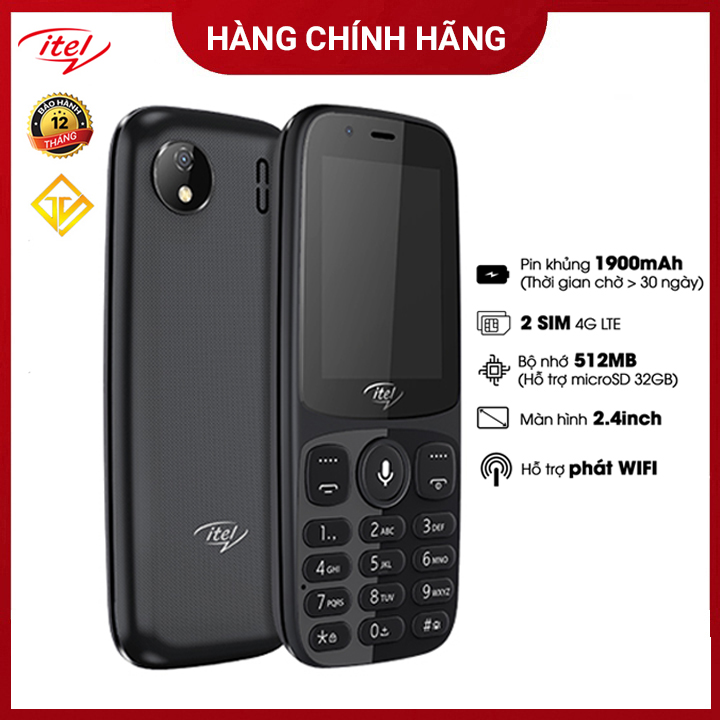 Hình ảnh Điện thoại Itel it9200 4G - WIFI - Xem YTB , FB - Hàng chính hãng