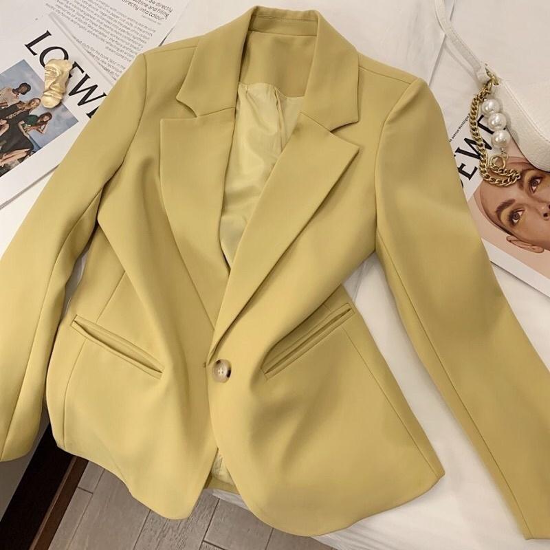 Áo Blazer nữ dáng xuông phong cách hàn quốc mẫu mới đẹp mã RB03