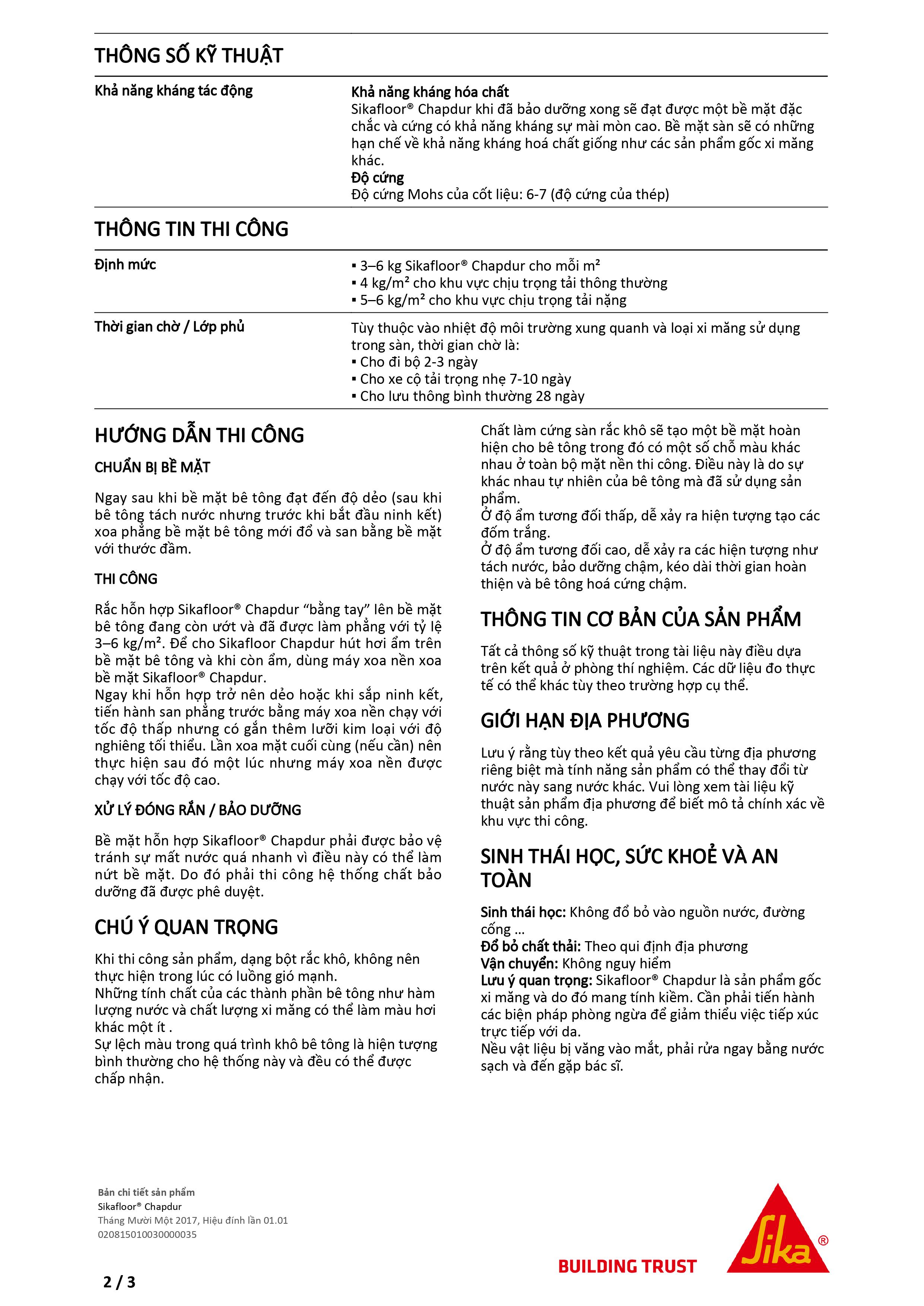 Bột xoa nền chống mài mòn, giúp tăng cứng bề mặt bê tông màu xám - Sikafloor Chapdur Grey