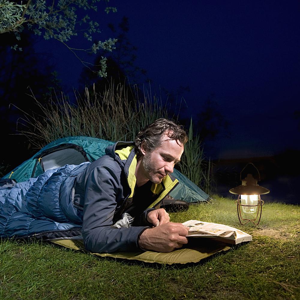 USB Recharegable Camping Lantern Hanging Tent Light for Outdoor Camping Fishing Backpacking