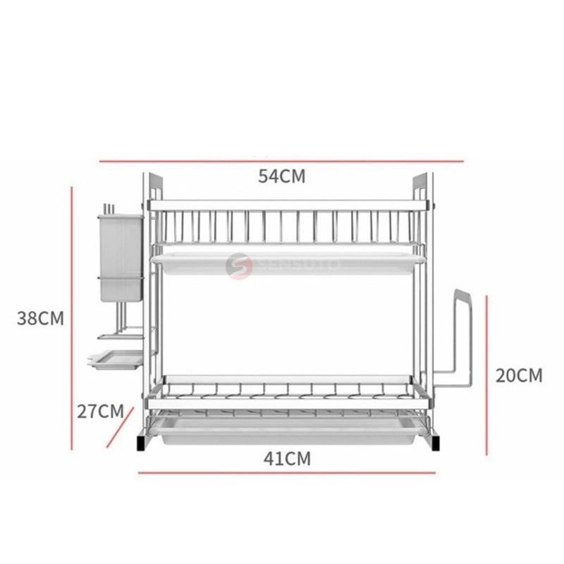 Kệ Để Chén Bát,Đũa Thìa ,Dao Thớt Đa Năng Inox 304