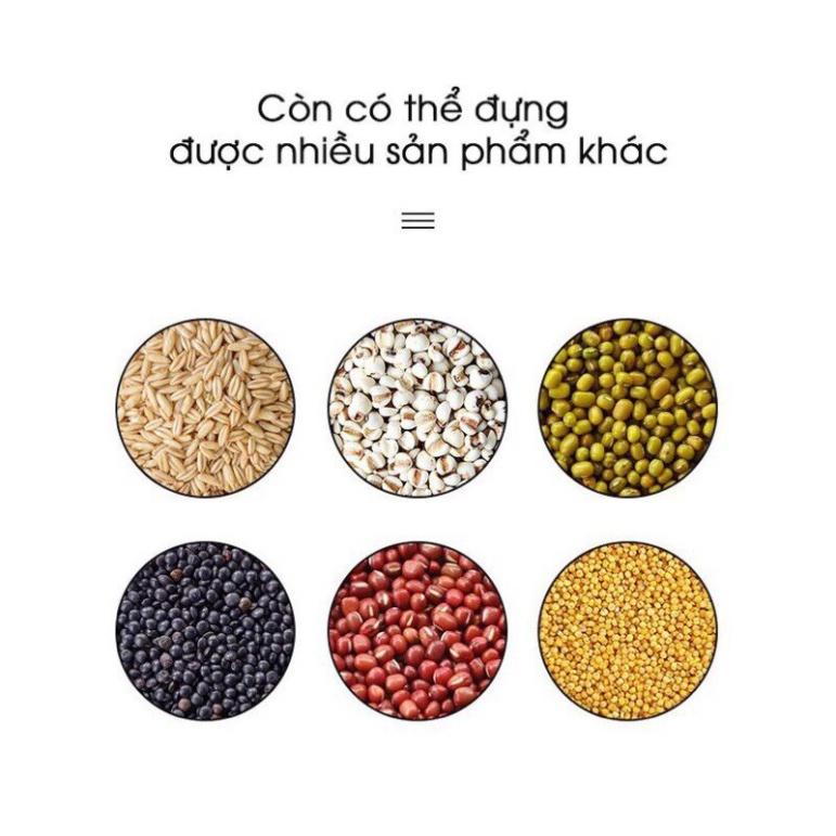 Thùng gạo thông minh tự động 15kg, hũ đựng gạo và bảo quản sạch sẻ, lấy gạo chính xác, tích hợp cốc vo gạo tiện lợi