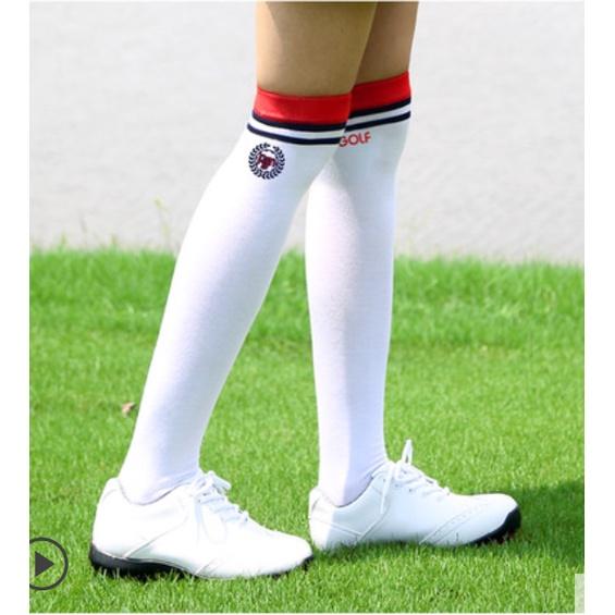 Tất dài golf nữ WZ005 - Tất dài golf nữ Chất liệu từ thun cotton cao cấp. Co giãn bốn chiều Tất co dãn tốt