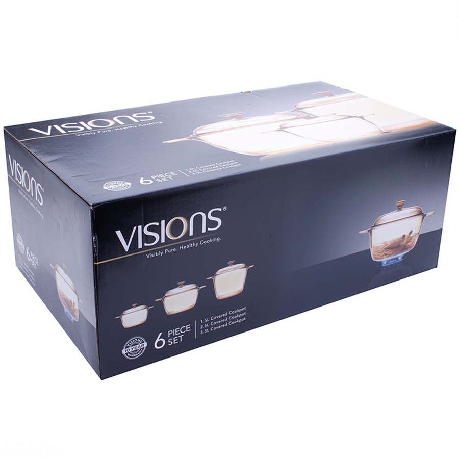 BỘ 3 NỒI THỦY TINH Visions VS-330