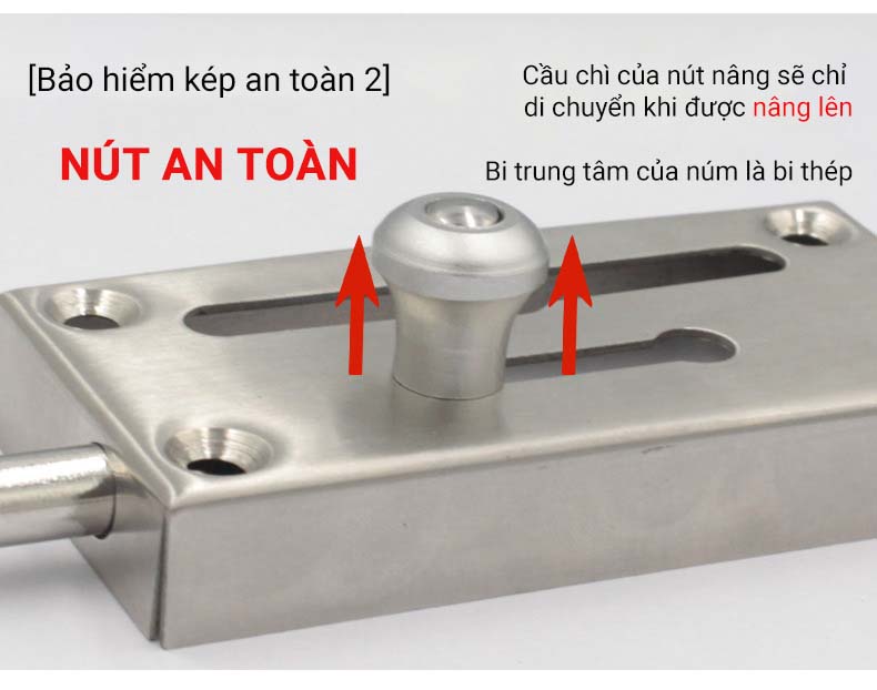 Chốt Cửa Chống Trộm Có Dây Xích KUNBE An Toàn Dạng Trượt Chắc Chắn Bảo Vệ Tốt Ngôi Nhà Của Bạn